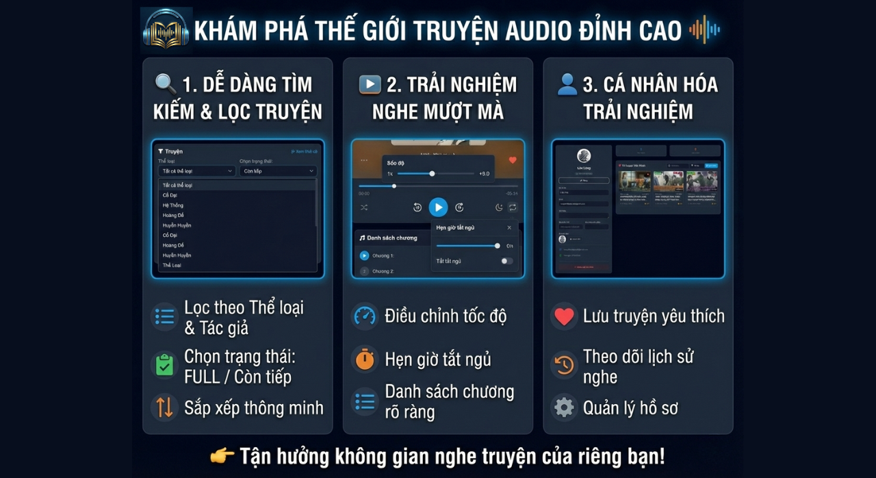 Hướng Dẫn Nghe Truyện Tại TruyenFullAudio.net thumbnail