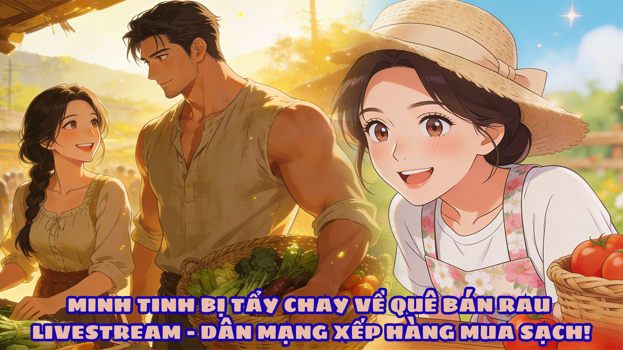 MINH TINH BỊ TẨY CHAY VỀ QUÊ BÁN RAU LIVESTREAM – DÂN MẠNG XẾP HÀNG MUA SẠCH! thumbnail