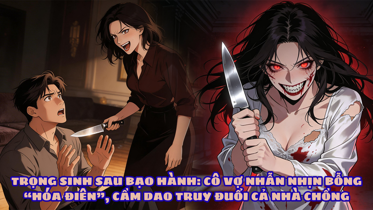 TRỌNG SINH SAU BẠO HÀNH: CÔ VỢ NHẪN NHỊN BỖNG “HÓA ĐIÊN”, CẦM DAO TRUY ĐUỔI CẢ NHÀ CHỒNG thumbnail