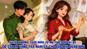 Xuyên Không Thập Niên 70 Nữ Thiết Kế Tài Ba Đá Văng Tra Nam Ta Gả Cho Lão Đại Quân Khu cover