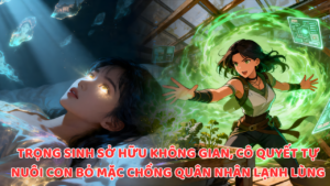 TRỌNG SINH SỞ HỮU KHÔNG GIAN, CÔ QUYẾT TỰ NUÔI CON BỎ MẶC CHỒNG QUÂN NHÂN LẠNH LÙNG cover