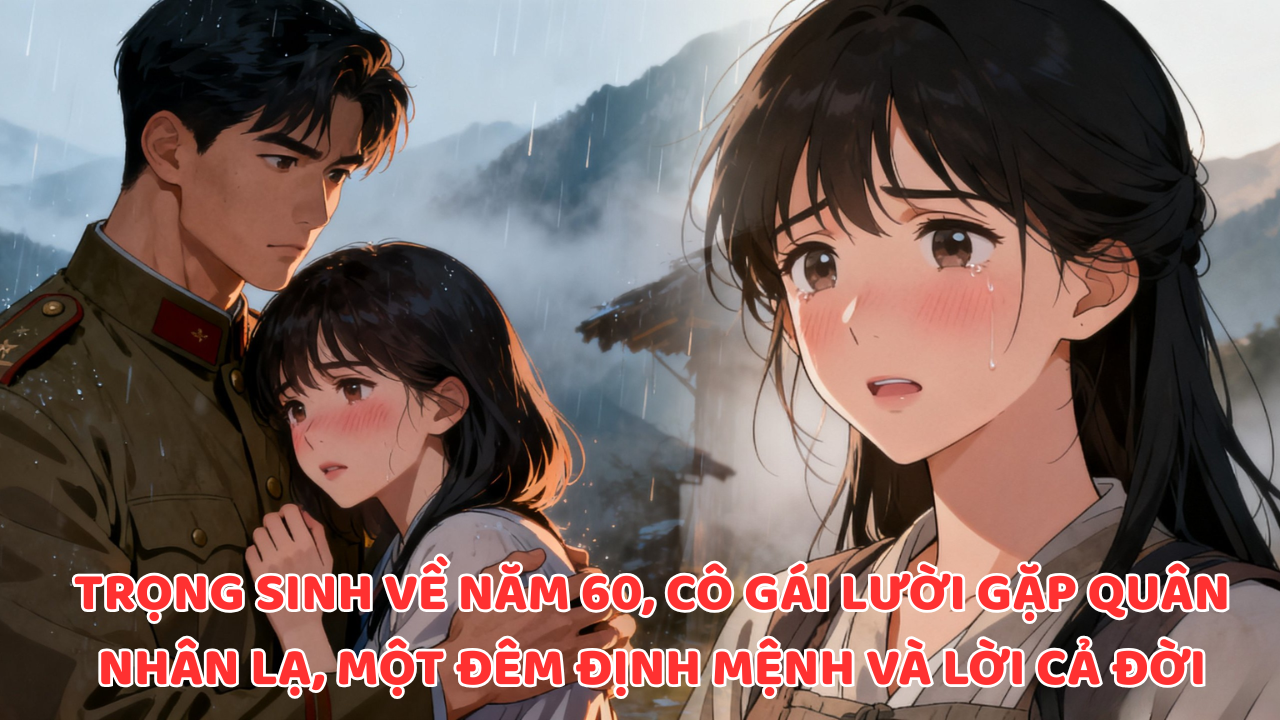 TRỌNG SINH VỀ NĂM 60, CÔ GÁI LƯỜI GẶP QUÂN NHÂN LẠ, MỘT ĐÊM ĐỊNH MỆNH VÀ LỜI CẢ ĐỜI thumbnail