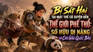 Bị Sát Hại Tại Mạt Thế Cô Xuyên Đến Thế Giới Phế Thổ: Sở Hữu Dị Năng Và Chú Gấu Quốc Bảo cover