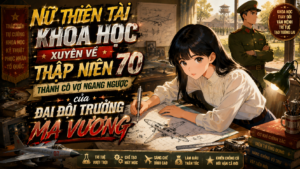 NỮ THIÊN TÀI KHOA HỌC XUYÊN VỀ THẬP NIÊN 70 THÀNH CÔ VỢ NGANG NGƯỢC CỦA ĐẠI ĐỘI TRƯỞNG MA VƯƠNG cover