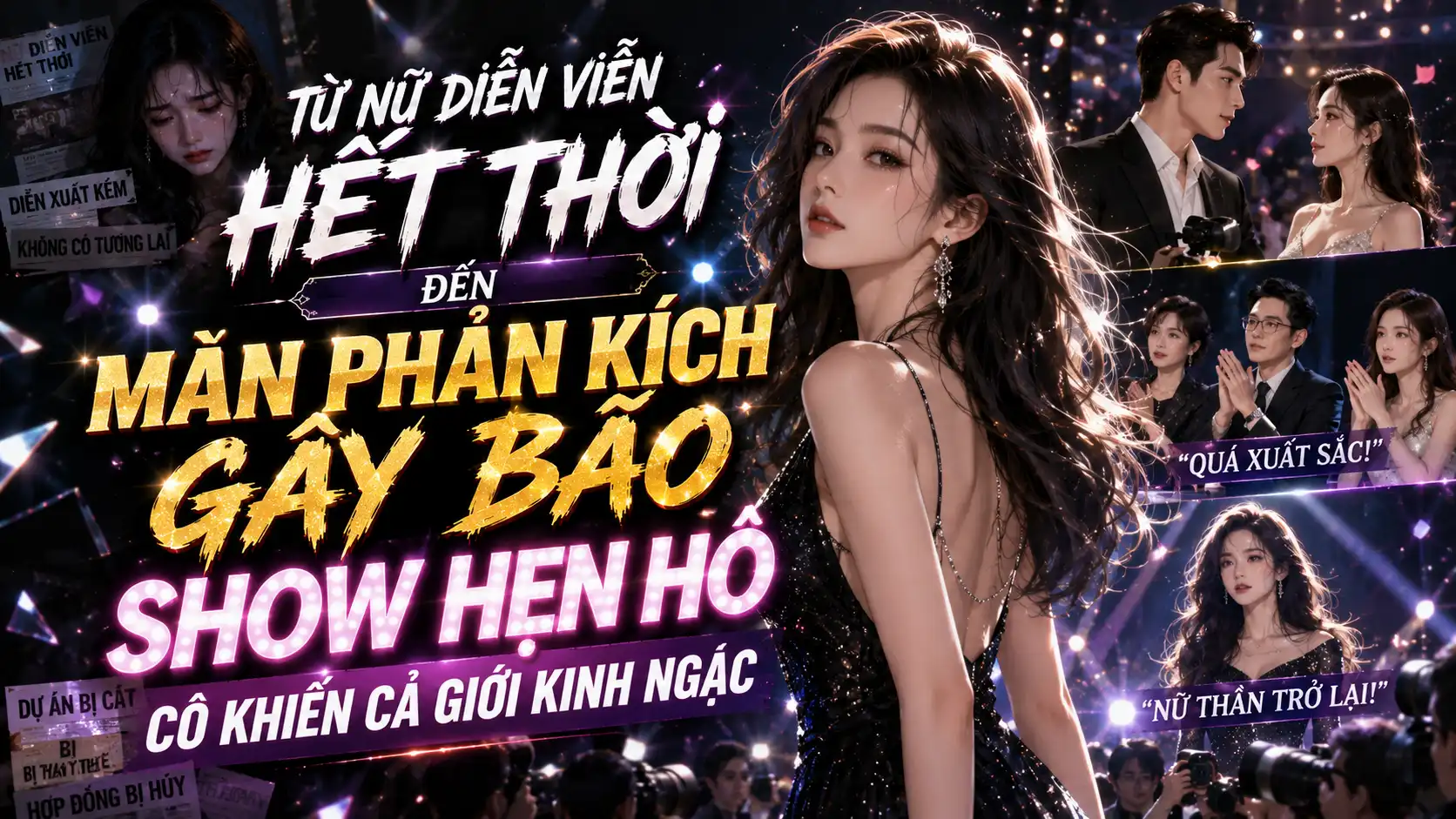 TỪ NỮ DIỄN VIÊN HẾT THỜI ĐẾN MÀN PHẢN KÍCH GÂY BÃO SHOW HẸN HÒ, CÔ KHIẾN CẢ GIỚI KINH NGẠC thumbnail