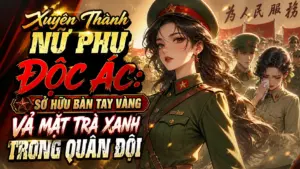 Xuyên Thành Nự Phụ Độc Ác: Sở Hữu Bàn Tay Vàng Vả Mặt Trà Xanh Trong Quân Đội cover