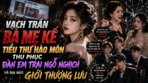 VẠCH TRẦN BÀ MẸ KẾ, TIỂU THƯ HÀO MÔN THU PHỤC ĐÀN EM TRAI NGỖ NGHỊCH VÀ ĐẠI NÁO GIỚI THƯỢNG LƯU cover
