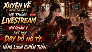 XUYÊN KHÔNG SỞ HỮU HỆ THỐNG LIVESTREAM: NỮ QUÂN Y BẬT DẬY DẠY DỖ NÔ TỲ, NẪNG LUÔN CHIẾN THẦN cover