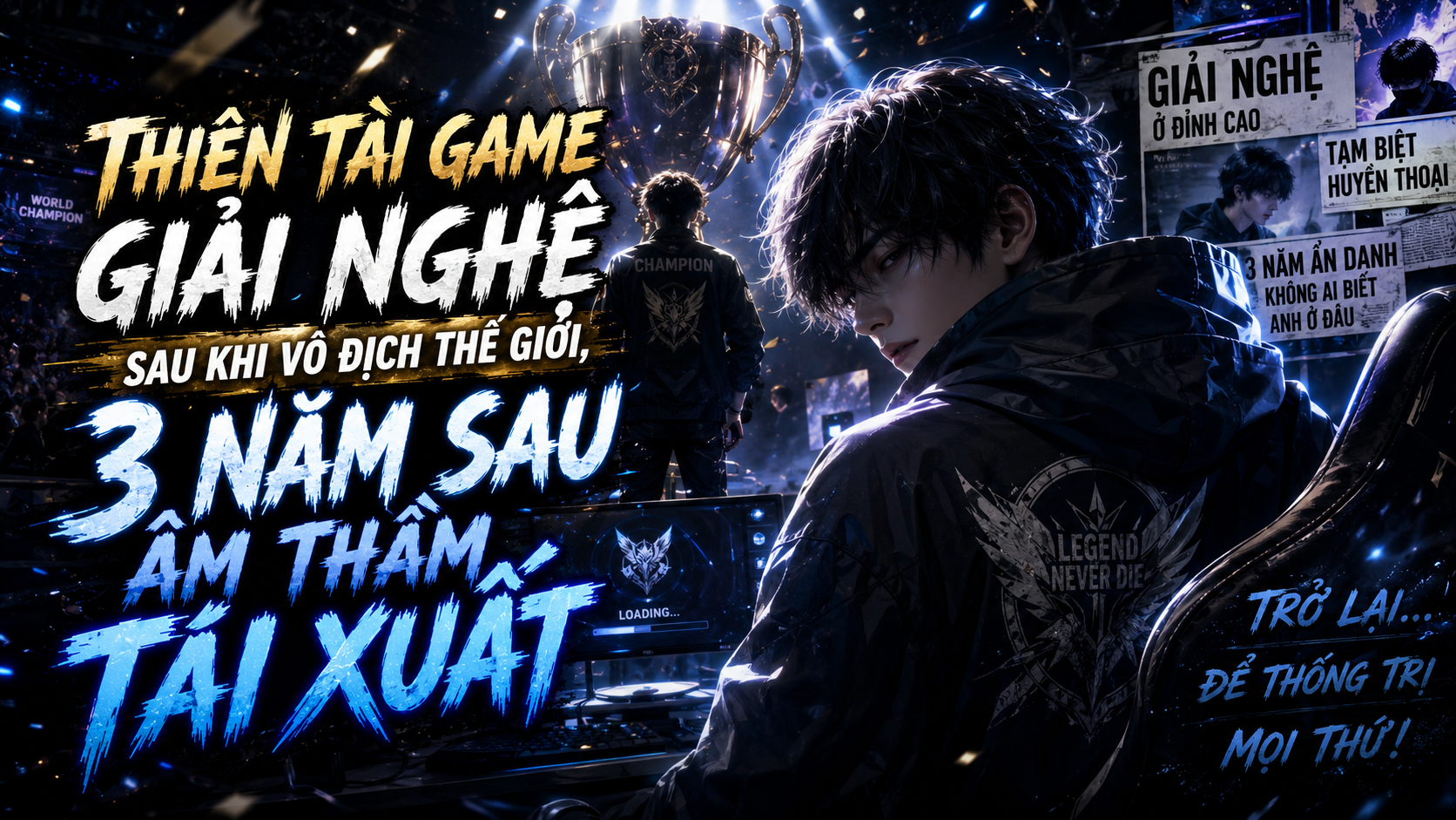 Thiên Tài Game Giải Nghệ Sau Khi Vô Địch Thế Giới, 3 Năm Sau Âm Thầm Tái Xuất thumbnail
