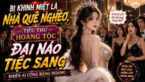 BỊ KHINH MIỆT LÀ NHÀ QUÊ NGHÈO, TIỂU THƯ HOÀNG TỘC ĐẠI NÁO TIỆC SANG KHIẾN AI CŨNG BÀNG HOÀNG cover