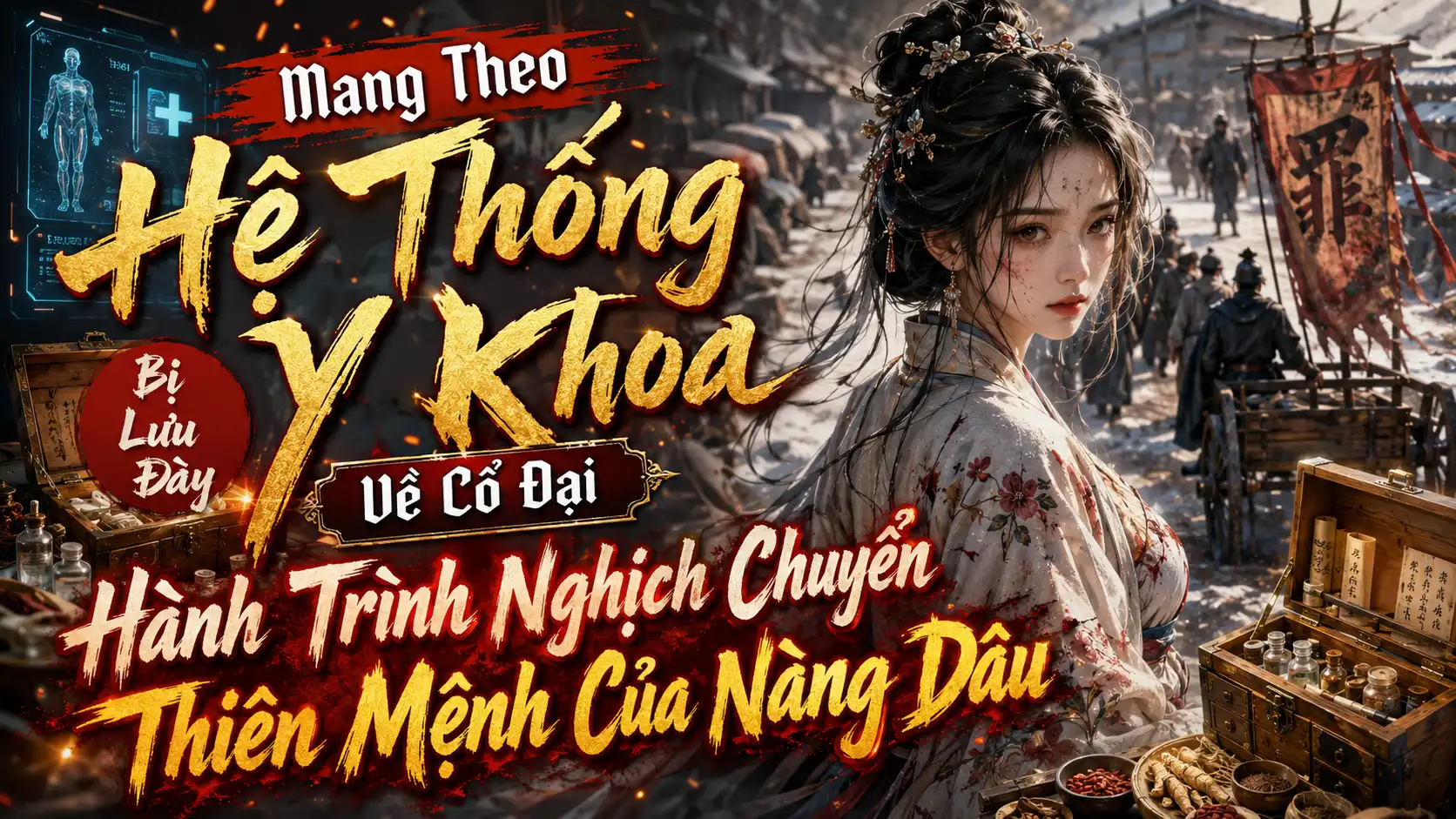 Mang Theo Hệ Thống Y Khoa Về Cổ Đại Bị Lưu Đầy: Hành Trình Nghịch Chuyển Thiên Mệnh Của Nàng Dâu thumbnail