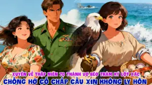 Xuyên Về Thập Niên 70 Thành Vợ Béo Trăm Ký Lột Xác Chồng Hờ Cố Chấp Cầu Xin Không Ly Hôn cover