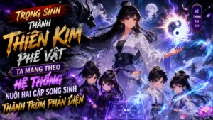 TRỌNG SINH THÀNH THIÊN KIM PHẾ VẬT TA MANG THEO HỆ THỐNG NUÔI 2 CẶP SONG SINH THÀNH TRÙM PHẢI DIỆN cover