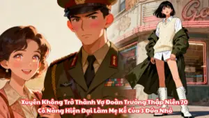 Xuyên Không Trở Thành Vợ Đoàn Trưởng Thập Niên 70: Cô Nàng Hiện Đại Làm Mẹ Kế Của 3 Đứa Nhỏ cover