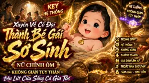 Xuyên Về Cổ Đại Thành Bé Gái Sơ Sinh Nữ Chính Ôm Không Gian Tùy Thân Lén Lút Cứu Sống Cả Nhà cover
