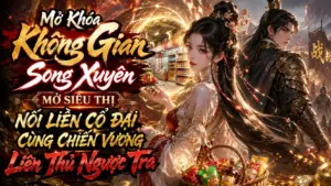 Mở Khóa Không Gian Song Xuyên Mở Siêu Thị Nối Liền Cổ Đại Cùng Chiến Vương Liên Thủ Ngược Tra cover