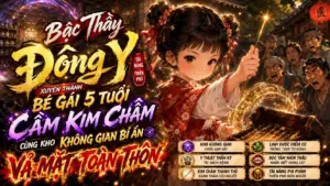 Bậc Thầy Đông Y Xuyên Thành Bé Gái 5 Tuổi Cầm Kim Châm Cùng Kho Không Gian Bí Ẩn Vả Mặt Toàn Thôn cover