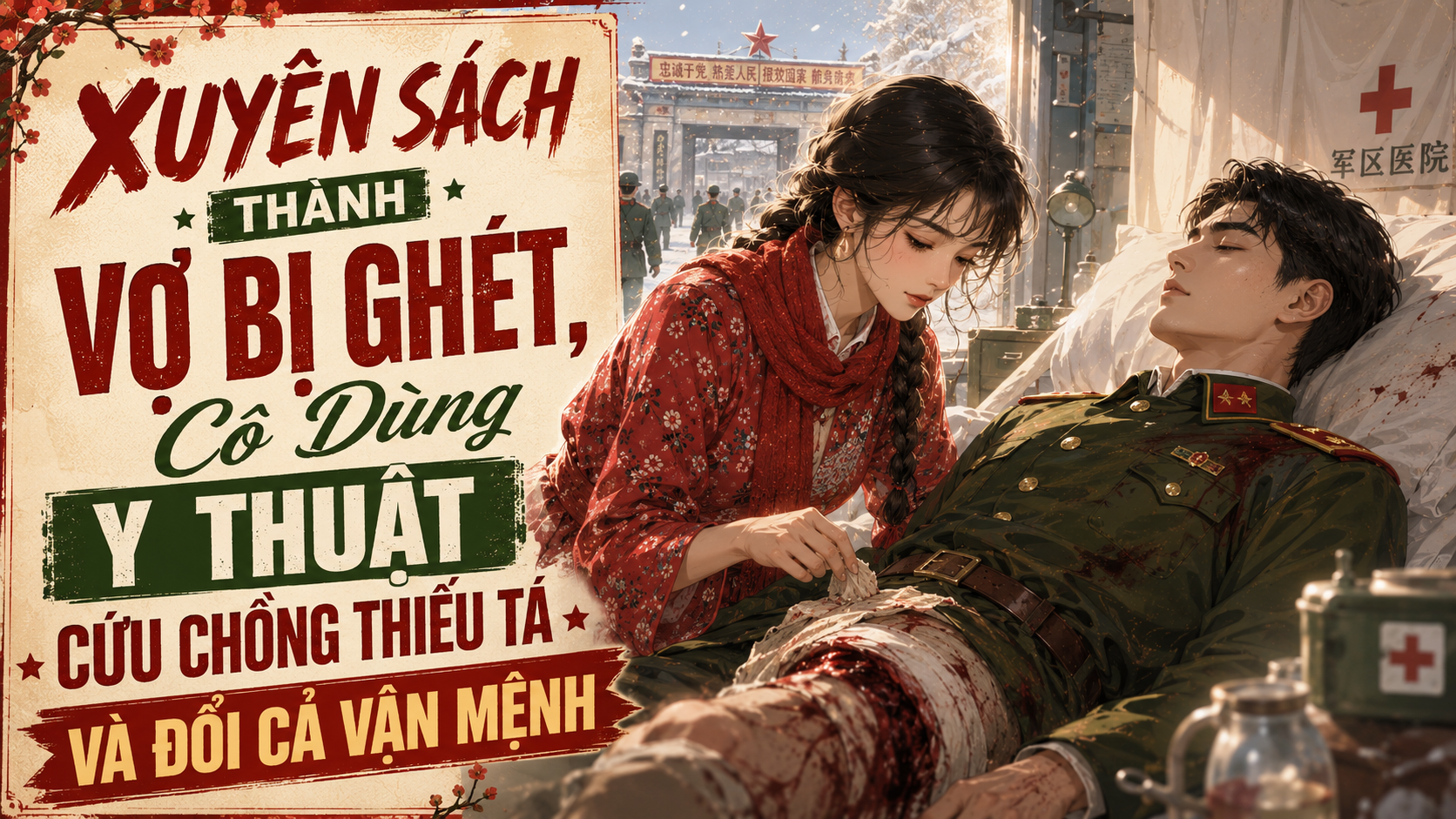 Xuyên Sách Thành Vợ Bị Ghét, Cô Dùng Y Thuật Cứu Chồng Thiếu Tá Và Đổi Cả Vận Mệnh thumbnail