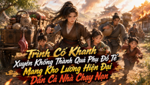 Trình Cố Khanh Xuyên Không Thành Quả Phụ Đồ Tể Mang Kho Lương Hiện Đại Dẫn Cả Nhà Chạy Nạn cover