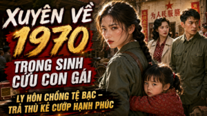 XUYÊN VỀ 1970 TRỌNG SINH CỨU CON GÁI LY HÔN CHỒNG TỆ BẠC TRẢ THÙ KẺ CƯỚP HẠNH PHÚC cover