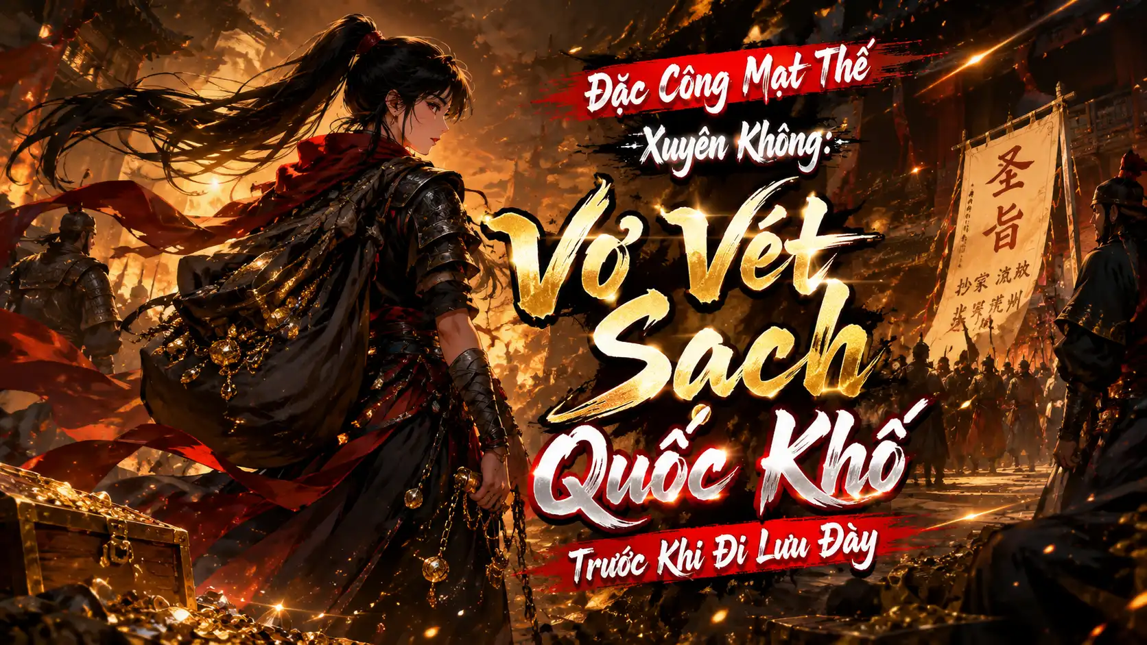 Đặc Công Mạt Thế Xuyên Không: Vơ Vét Sạch Quốc Khố Trước Khi Đi Lưu Đày thumbnail