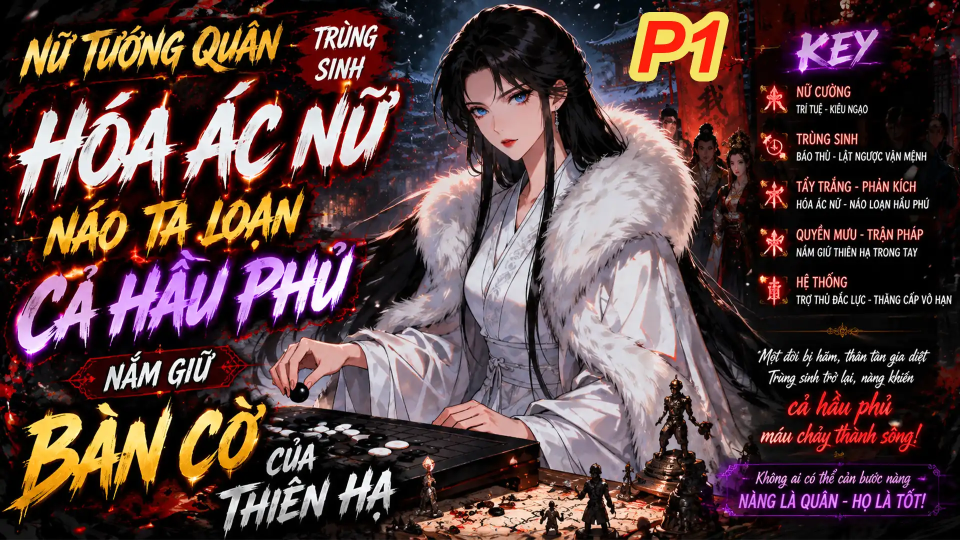 NỮ TƯỚNG QUÂN TRÙNG SINH HÓA ÁC NỮ TA NÁO LOẠN CẢ HẦU PHỦ NẮM BÀN CỜ CỦA THIÊN HẠ thumbnail