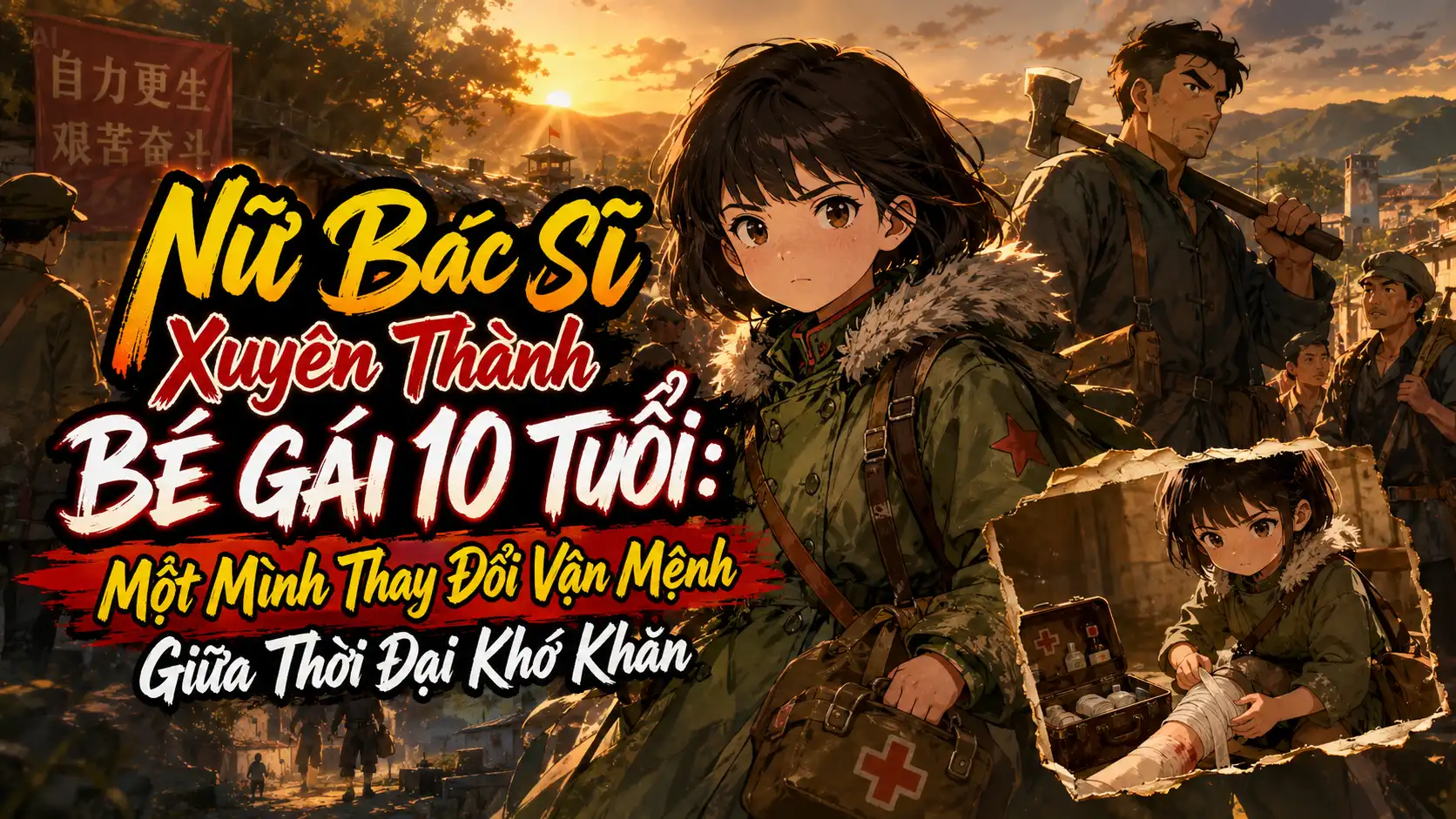 Nữ Bác Sĩ Xuyên Thành Bé Gái 10 Tuổi: Một Mình Thay Đổi Vận Mệnh Giữa Thời Đại Khó Khăn thumbnail
