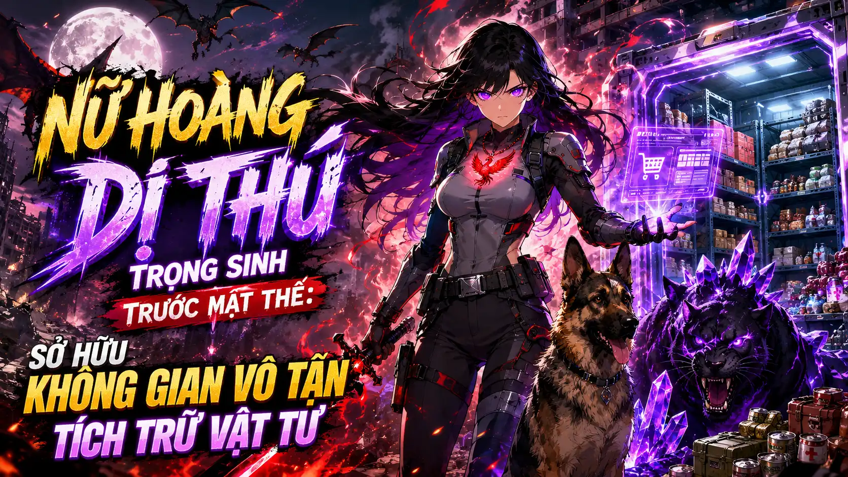 Nữ Hoàng Dị Thú Trọng Sinh Trước Mạt Thế: Sở Hữu Không Gian Vô Tận Tích Trữ Vật Tư thumbnail