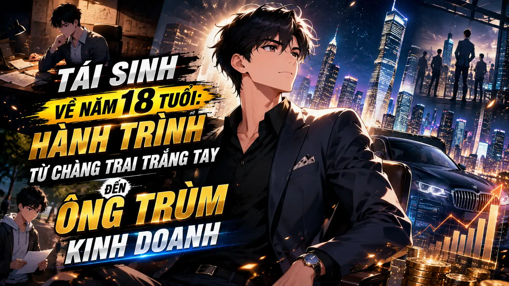 Tái Sinh Về Năm 18 Tuổi: Hành Trình Từ Chàng Trai Trắng Tay Đến Ông Trùm Kinh Doanh thumbnail