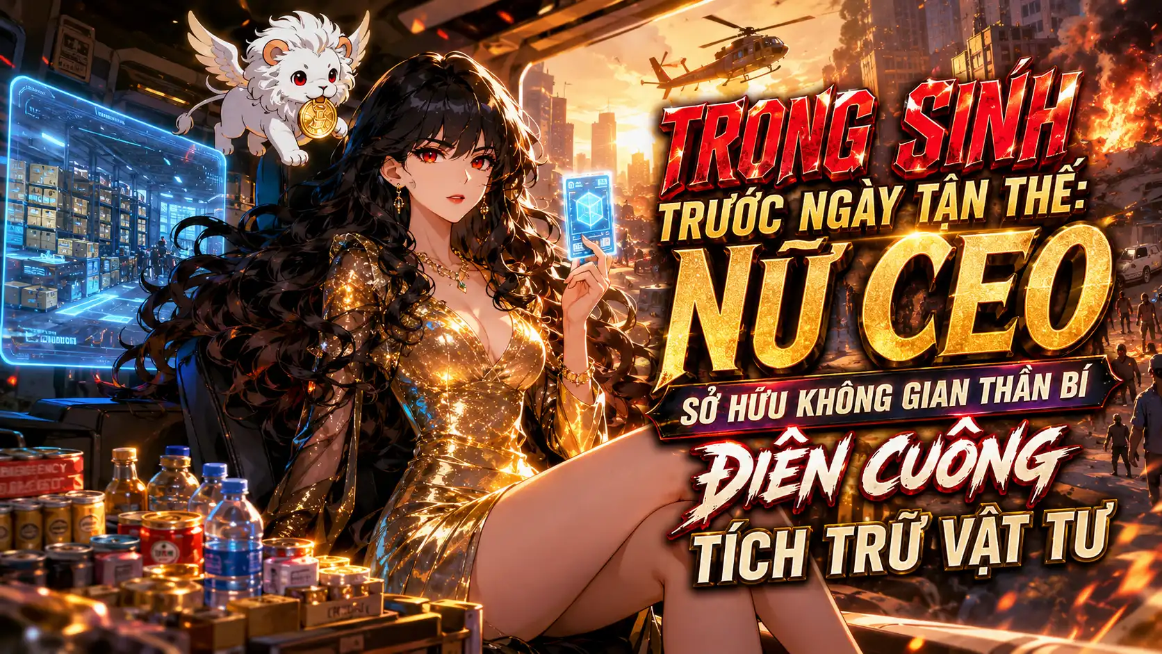 Trọng Sinh Trước Ngày Tận Thế: Nữ CEO Sở Hữu Không Gian Thần Bí Điên Cuồng Tích Trữ Vật Tư thumbnail