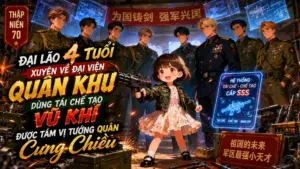 Đại Lão 4 Tuổi Xuyên Về Đại Viện Quân Khu Dùng Tài Chế Tạo Vũ Khí Được Tám Vị Tướng Quân Cưng Chiều cover