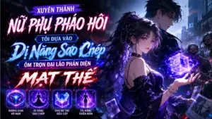 Xuyên Thành Nữ Phụ Pháo Hôi Tôi Dựa Vào Dị Năng Sao Chép Ôm Trọn Đại Lão Phản Diện Mạt Thế cover