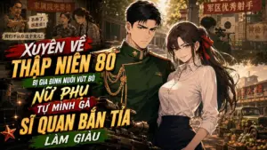 XUYÊN VỀ THẬP NIÊN 80 BỊ GIA ĐÌNH NUÔI VỨT BỎ NỮ PHỤ TỰ MÌNH GẢ CHO SĨ QUAN BẮN TỈA LÀM GIÀU cover