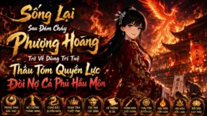 SỐNG LẠI SAU ĐÁM CHÁY PHƯỢNG HOÀNG TRỞ VỀ DÙNG TRÍ TUỆ THÂU TÓM QUYỀN LỰC ĐỜI NỢ CẢ PHỦ HẦU MÔN cover