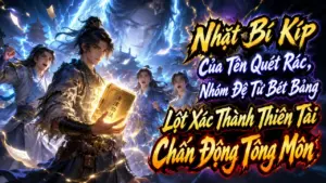 Nhặt Bí Kíp Của Tên Quét Rác, Nhóm Đệ Tử Bét Bảng Lột Xác Thành Thiên Tài Chấn Động Tông Môn cover