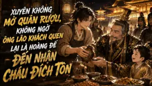 Xuyên Không Mở Quán Rượu, Không Ngờ Ông Lão Khách Quen Lại Là Hoàng Đế Đến Nhận Cháu Đích Tôn cover
