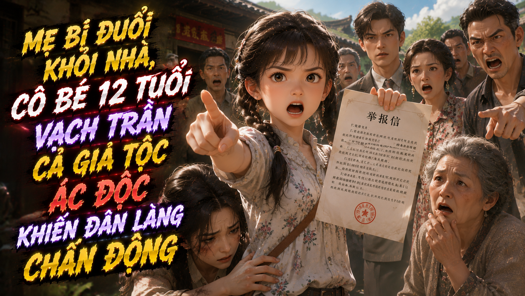 MẸ BỊ ĐUỔI KHỎI NHÀ CÔ BÉ 12 TUỔI VẠCH TRẦN CẢ GIA TỘC ÁC ĐỘC KHIẾN DÂN LÀNG CHẤN ĐỘNG thumbnail