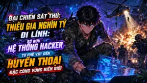 Thiếu Gia Nghìn Tỷ Đi Lính: Sở Hữu Hệ Thống Hacker Từ Phế Vật Đến Huyền Thoại Đặc Công Biên Giới cover