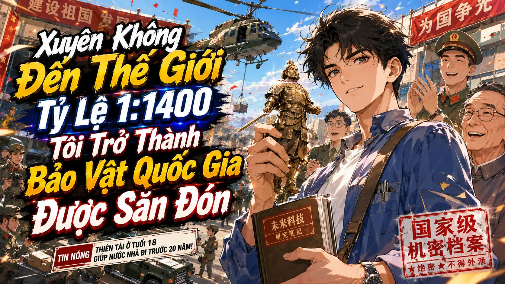 Xuyên Không Đến Thế Giới Tỷ Lệ 1:1400 Tôi Trở Thành Bảo Vật Quốc Gia Được Săn Đón thumbnail