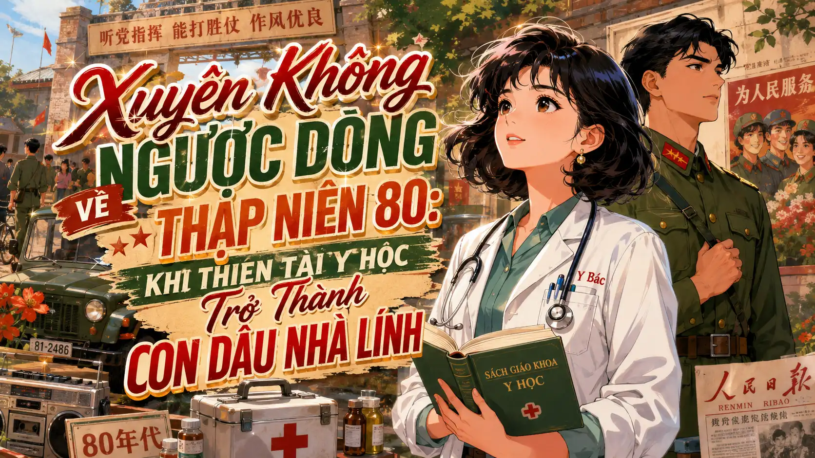 Xuyên Không Ngược Dòng Về Thập Niên 80: Khi Thiên Tài Y Học Trở Thành Con Dâu Nhà Lính thumbnail
