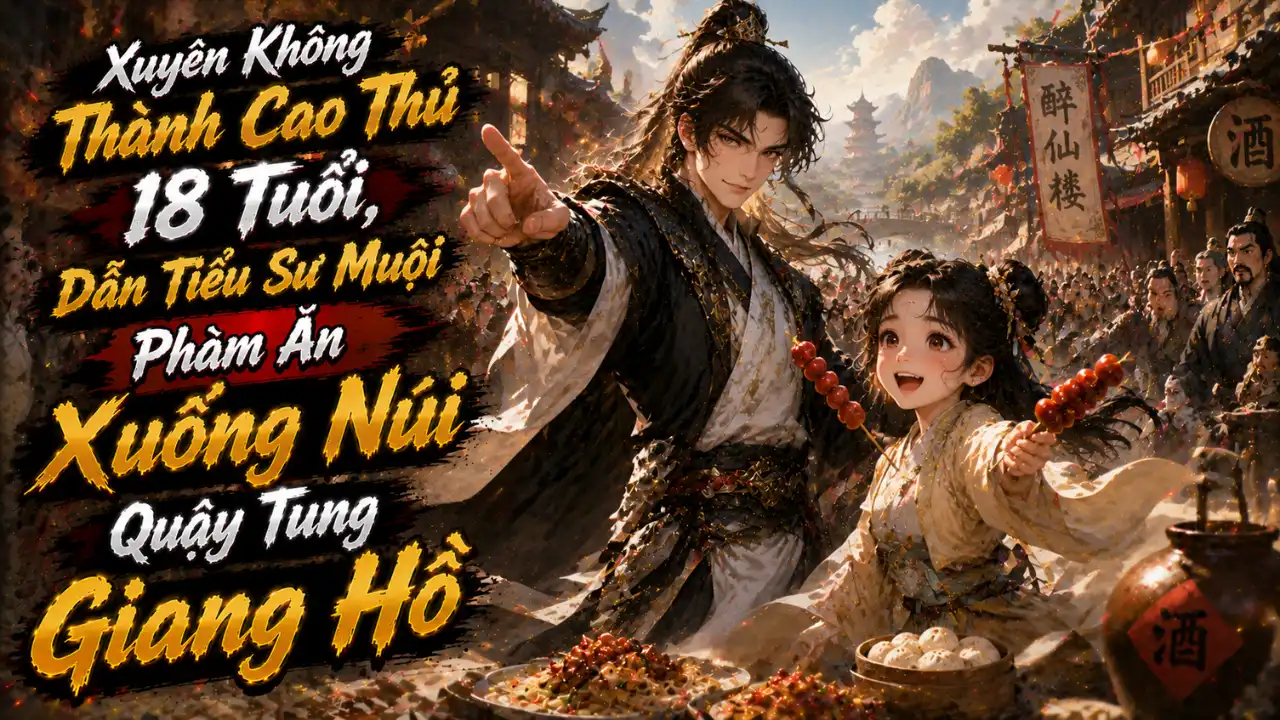 Xuyên Không Thành Cao Thủ 18 Tuổi, Dẫn Tiểu Sư Muội Phàm Ăn Xuống Núi Quậy Tung Giang Hồ thumbnail